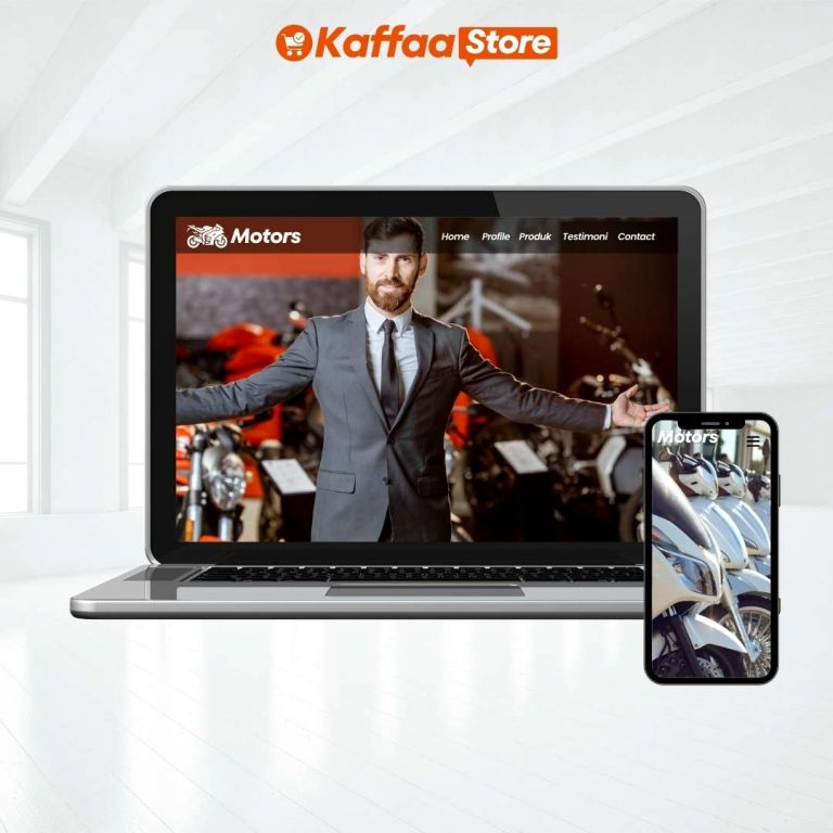 Website Marketing Motor - Website Toko Online | Store Kaffaa